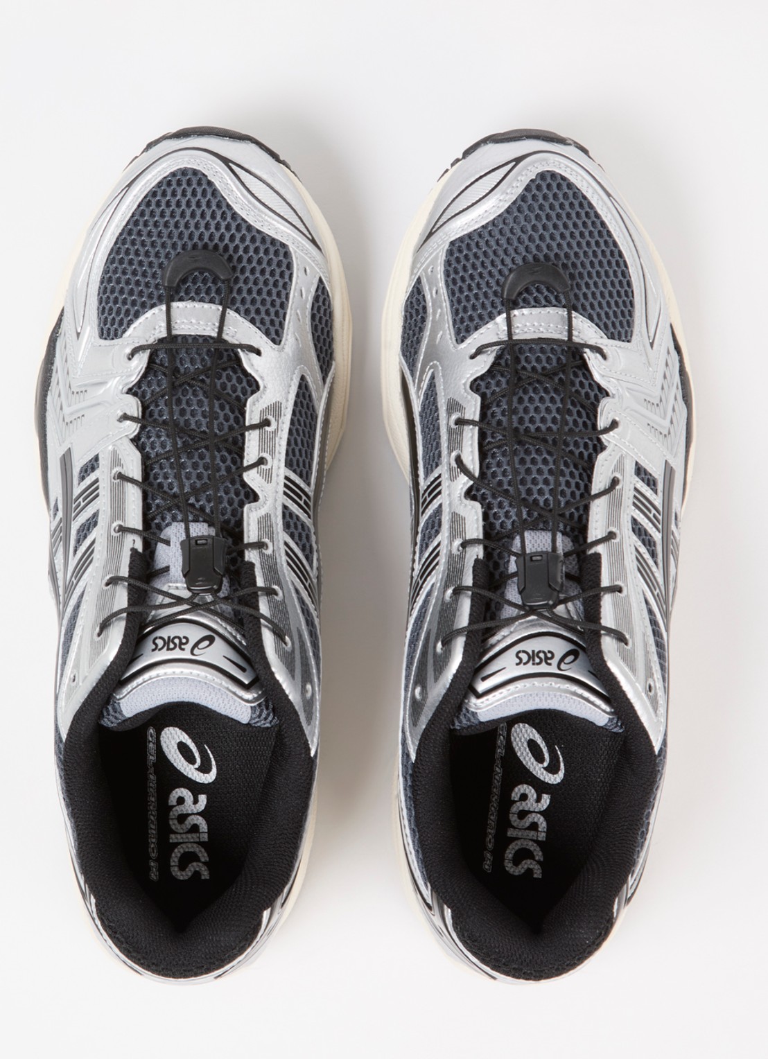 ASICS Gel-Kayano 14 sneaker met mesh en metallic details - detail 7 zwart