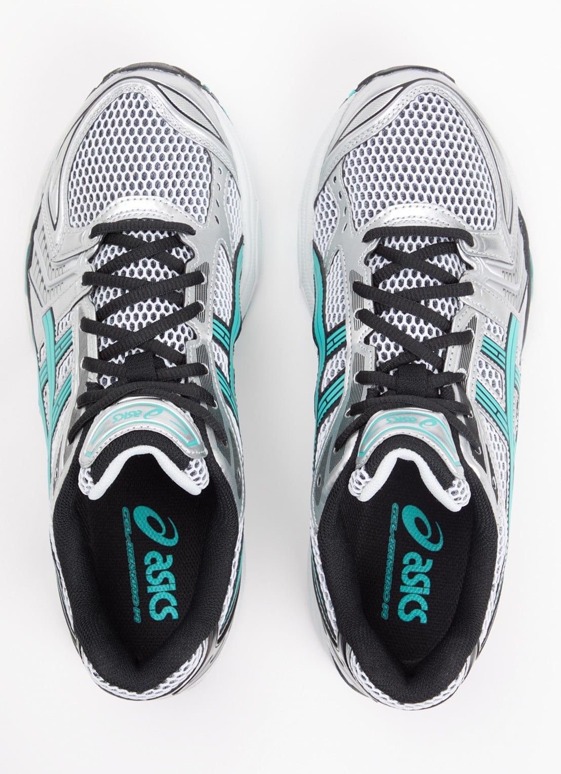 ASICS Gel-Kayano 14 sneaker met mesh en metallic details - detail 2 zeegroen