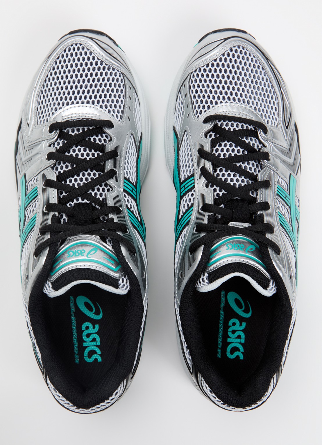ASICS Gel-Kayano 14 sneaker met mesh en metallic details - detail 5 zeegroen
