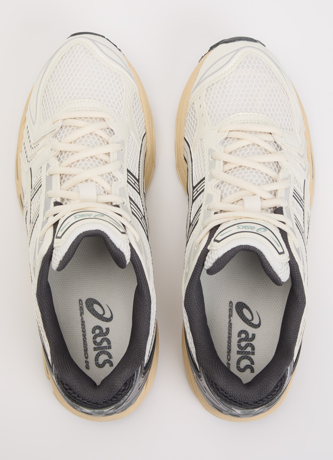 ASICS Gel-Kayano 14 sneaker met mesh en metallic details  - detail 4 donkerblauw