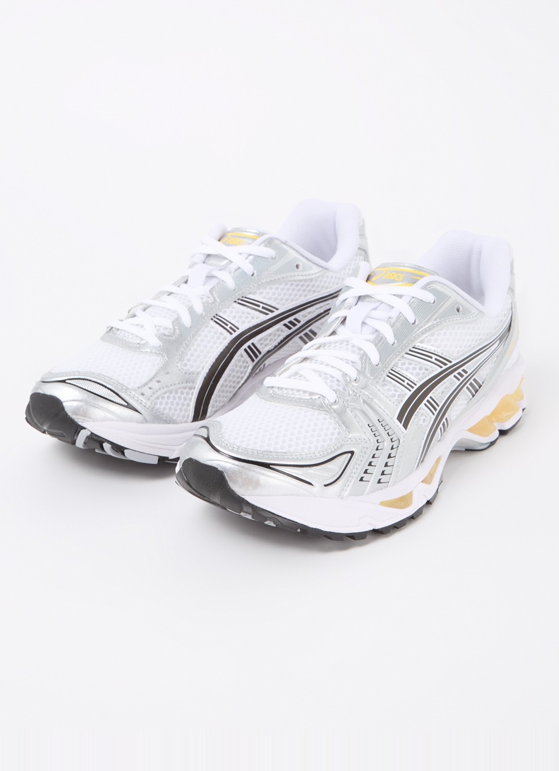 ASICS Gel-Kayano 14 sneaker met metallic details - detail wit
