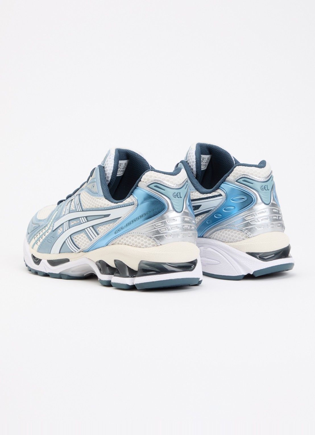 ASICS Gel-Kayano 14 sneaker met metallic details - achterkant 4 blauw