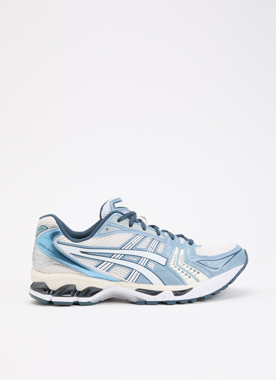 ASICS Gel-Kayano 14 sneaker met metallic details - voorkant 5 blauw