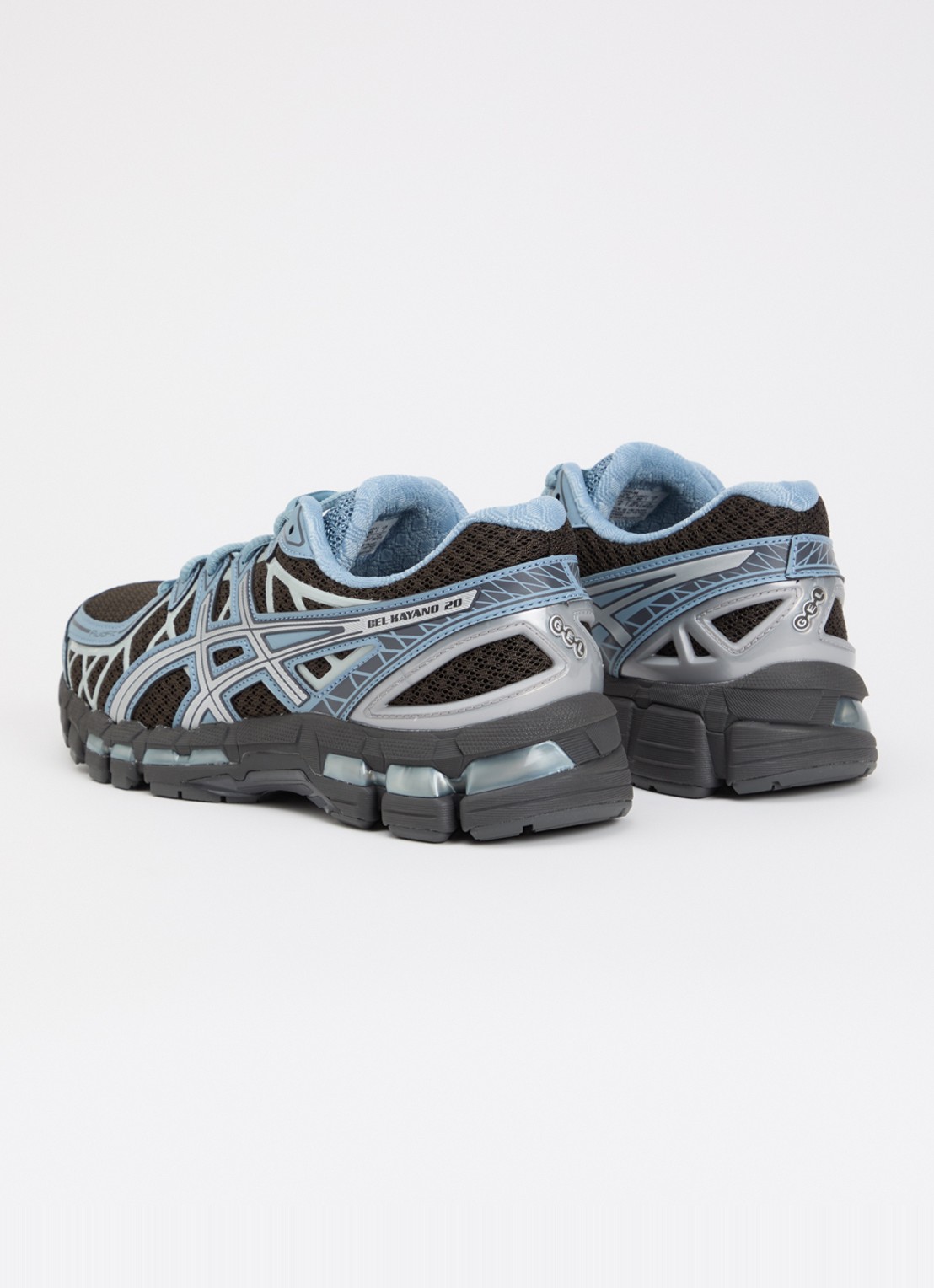 ASICS Gel-Kayano 20 sneaker met mesh details - achterkant 5 staalblauw