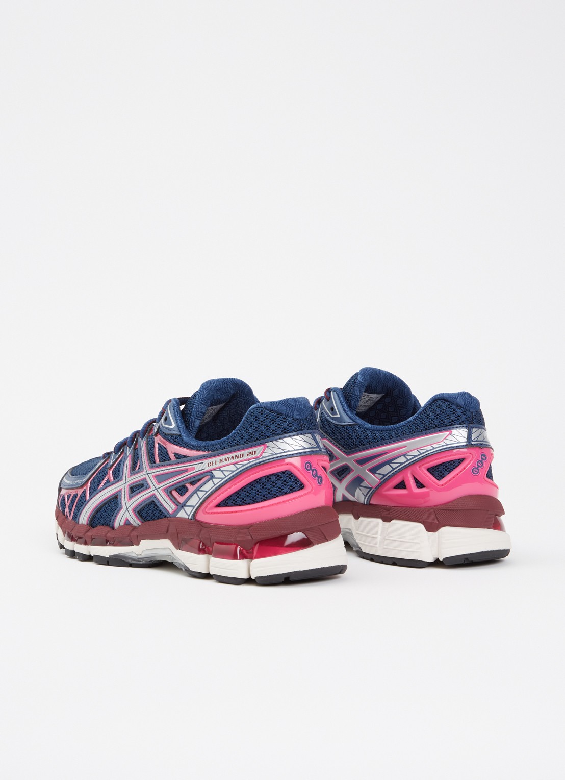 ASICS Gel-Kayano 20 sneaker met mesh details - achterkant 5 donkerblauw