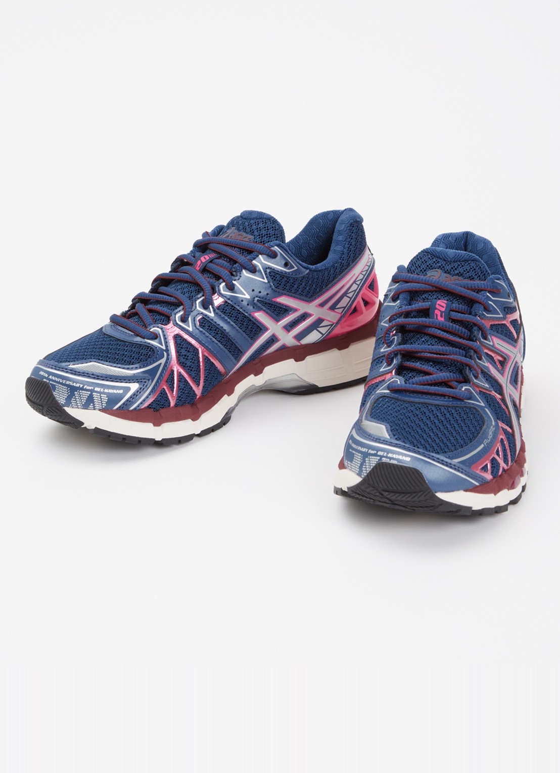 ASICS Gel-Kayano 20 sneaker met mesh details - detail donkerblauw