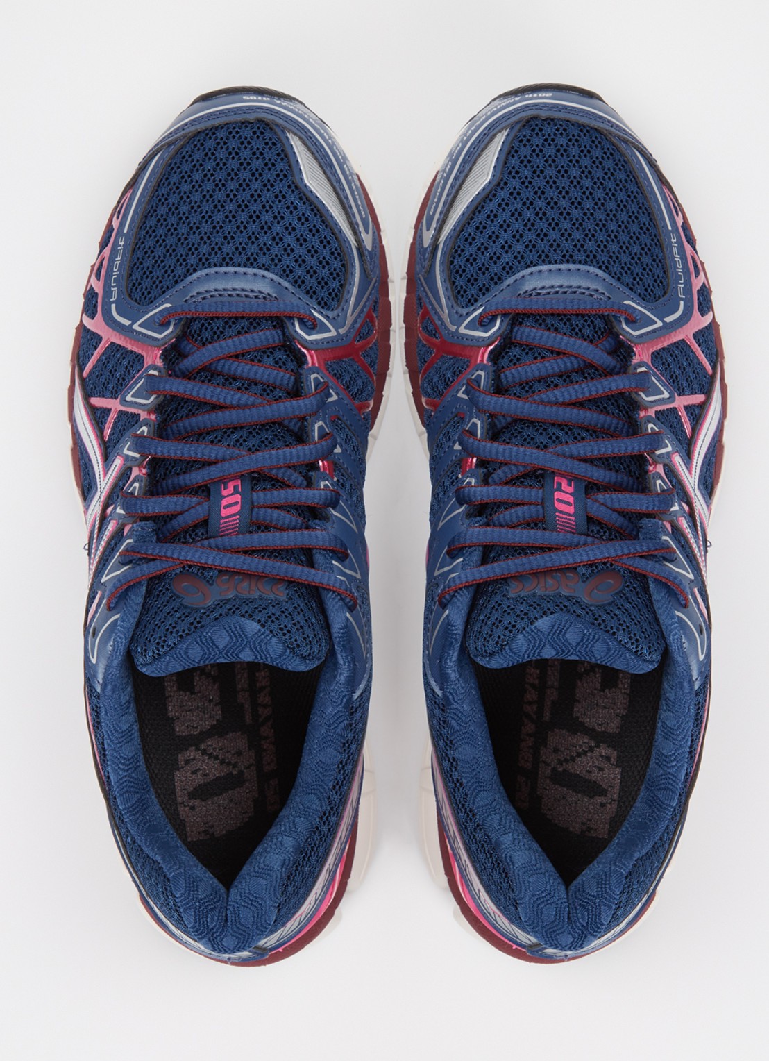 ASICS Gel-Kayano 20 sneaker met mesh details - detail 2 donkerblauw
