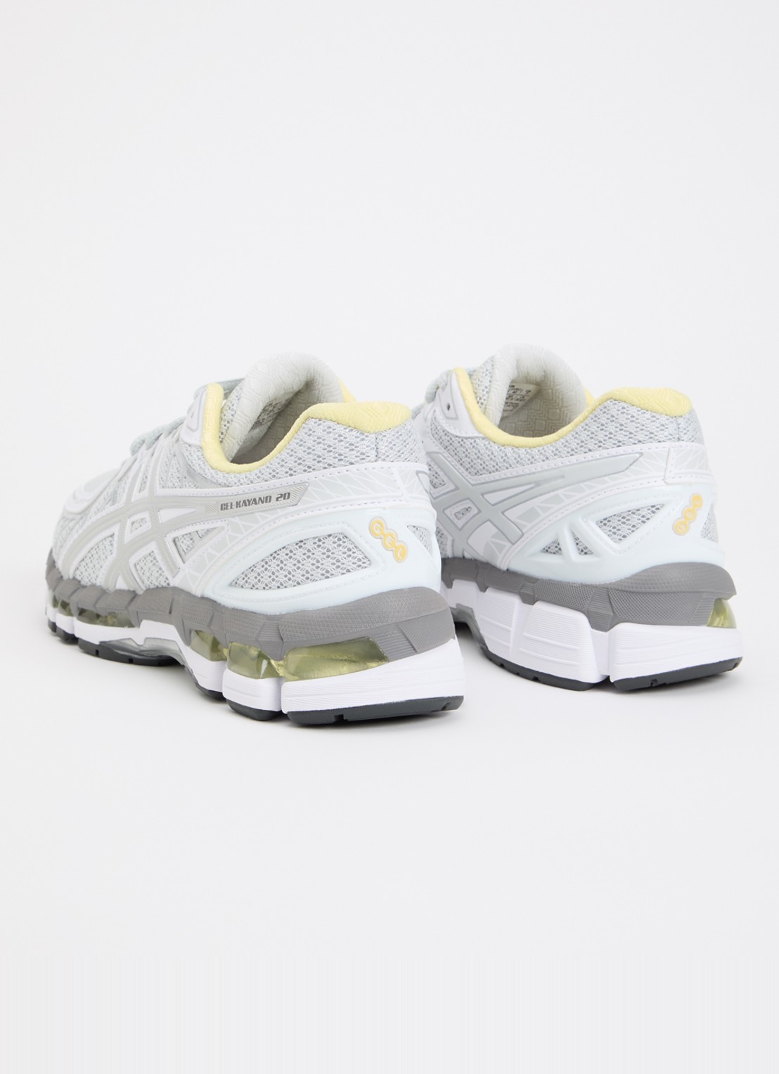ASICS Gel-Kayano 20 sneaker met mesh details - achterkant grijs