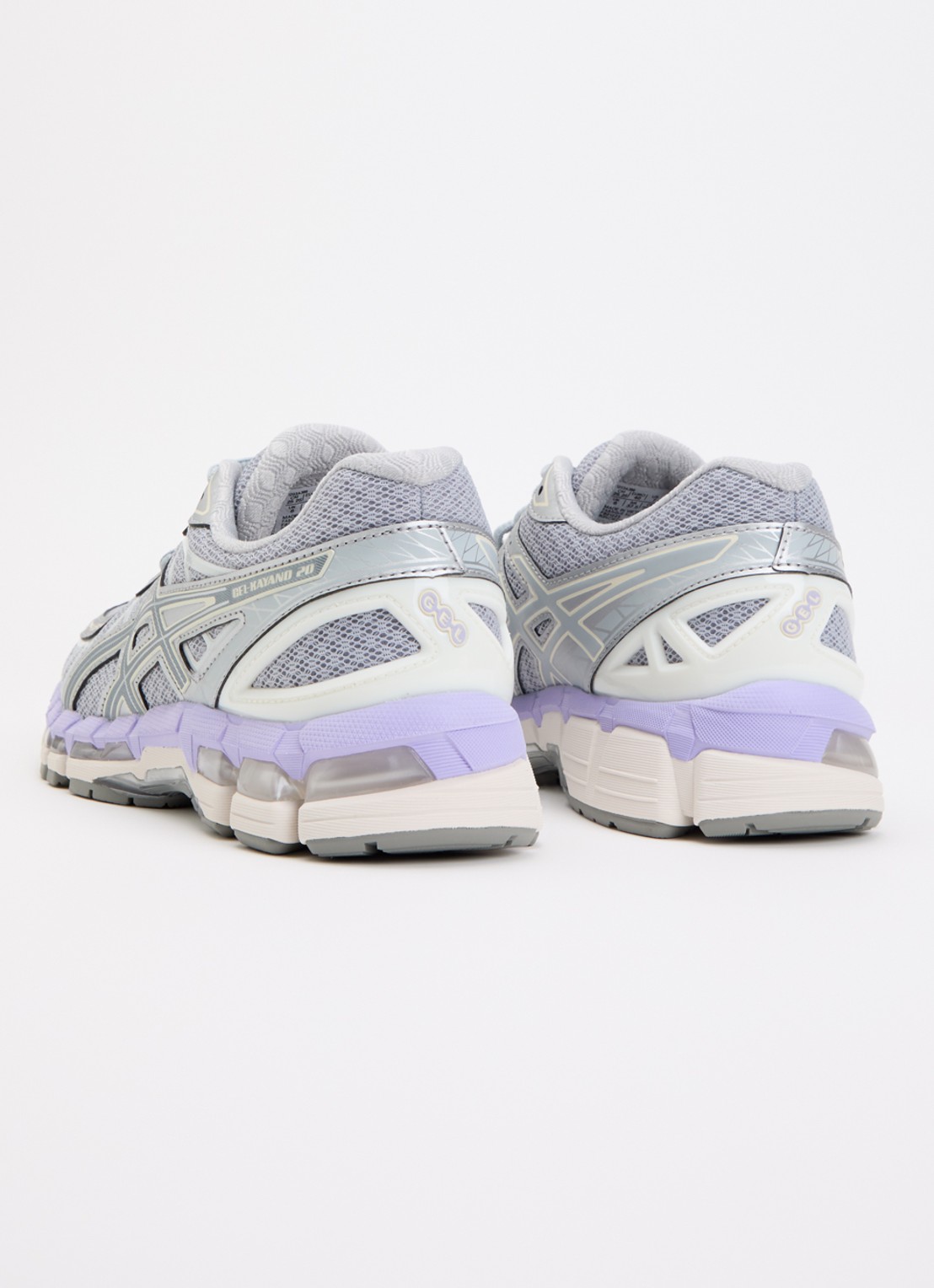 ASICS Gel-Kayano 20 sneaker met mesh details - achterkant grijs