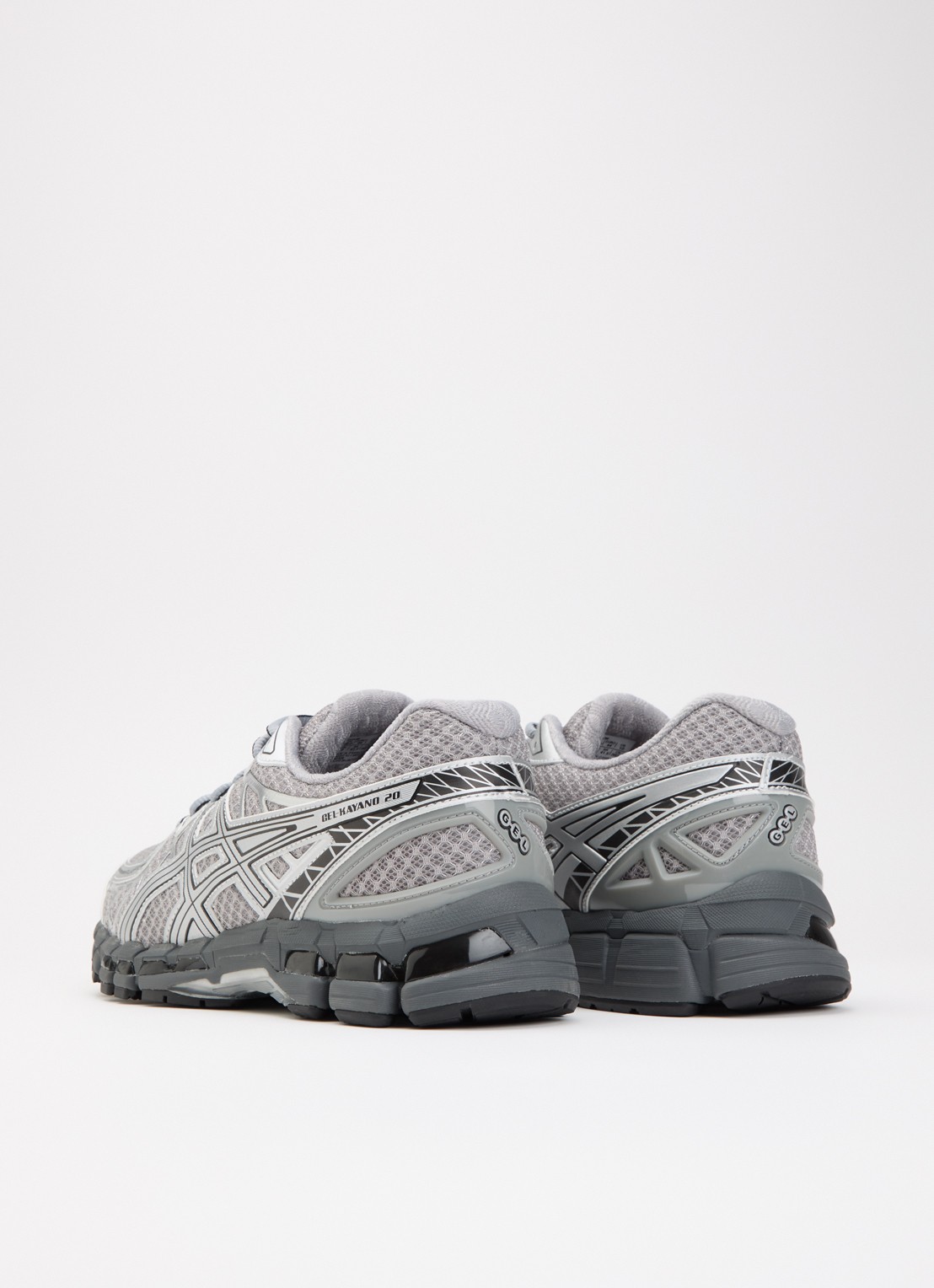 ASICS Gel-Kayano 20 sneaker met mesh details - achterkant 5 grijs