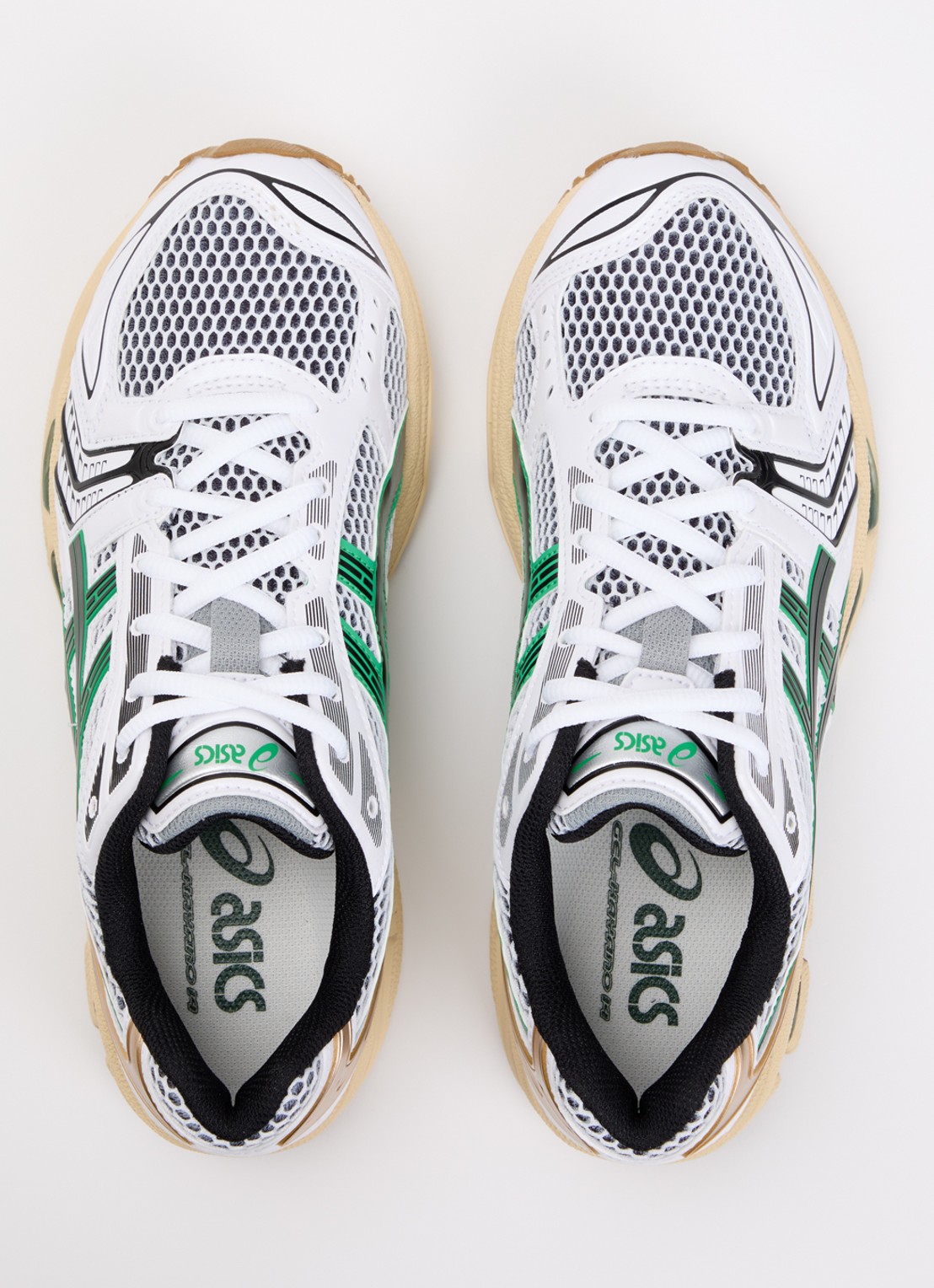 ASICS Gel-Kayano sneaker van mesh met metallic details - detail 4 wit