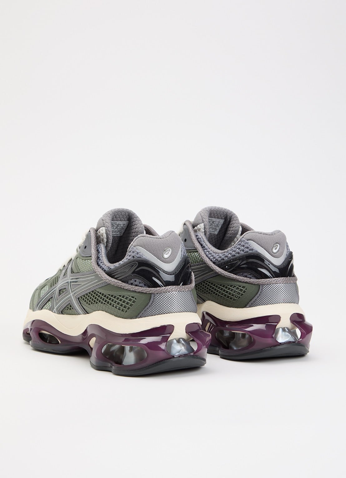 ASICS Gel-Kinetic 2.0 sneaker met logo - achterkant legergroen