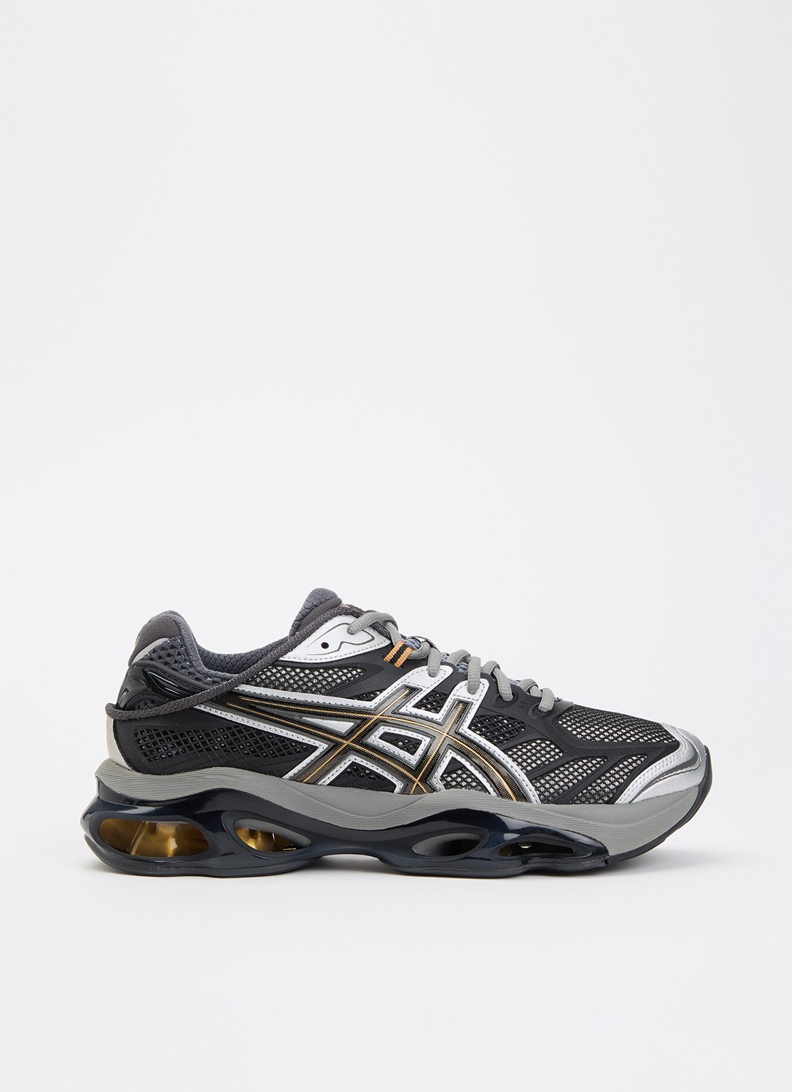 ASICS Gel-Kinetic 2.0 sneaker met mesh details - voorkant 4 zwart