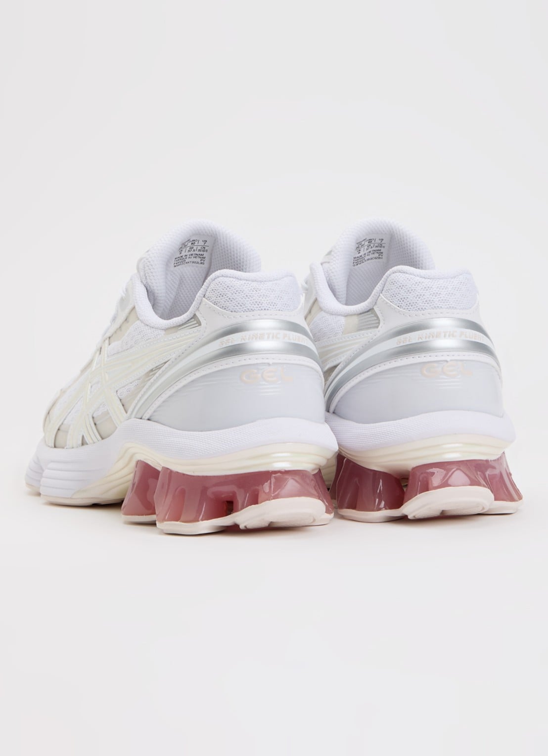 ASICS Gel-Kinetic Fluent sneaker van mesh met logo - achterkant wit