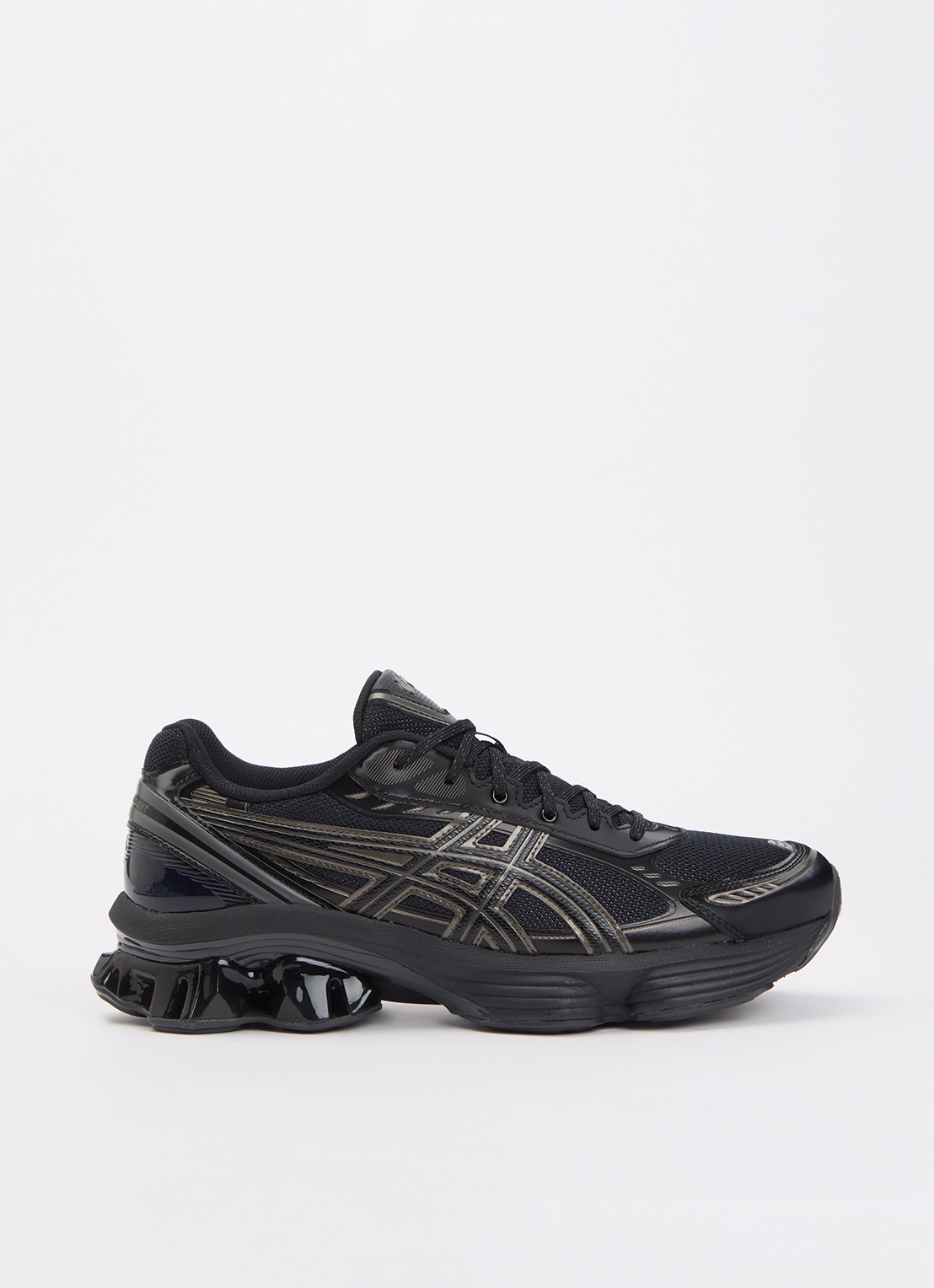 ASICS Gel-Kinetic Fluent sneaker van mesh - voorkant 2 zwart