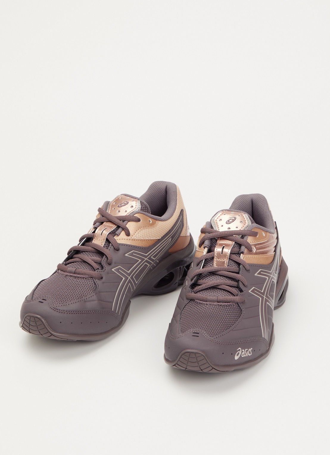 ASICS Gel- Kinetic FR sneaker met mesh details - detail bruin