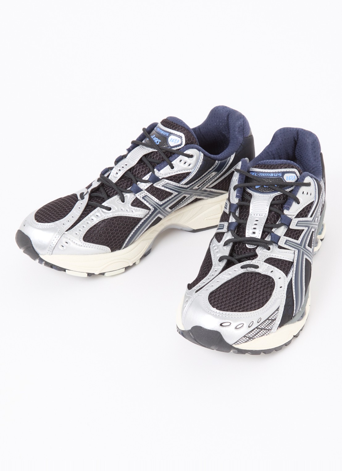 ASICS Gel-Nimbus 10.1 sneaker met mesh details - detail 3 donkerblauw