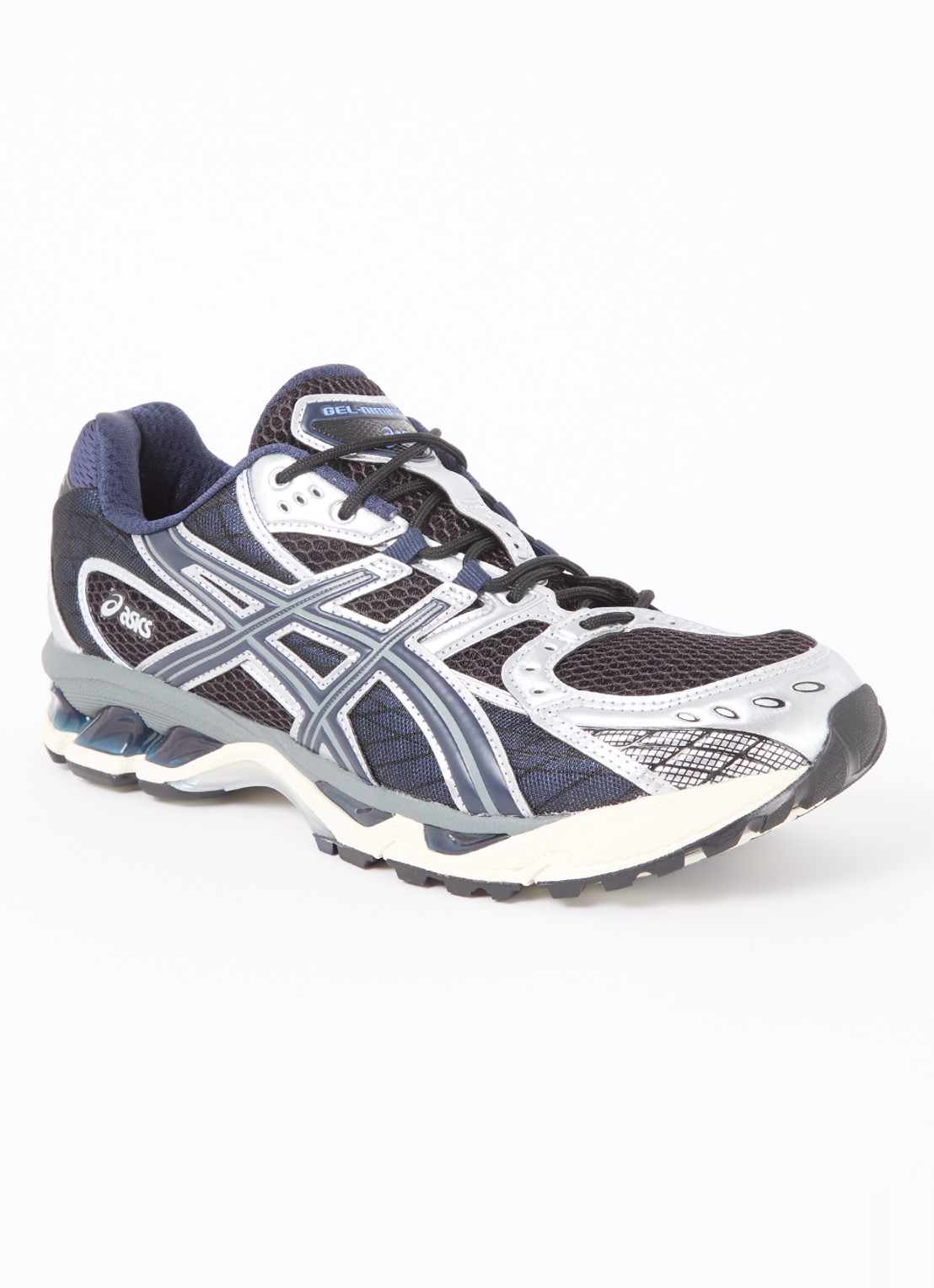 ASICS Gel-Nimbus 10.1 sneaker met mesh details - voorkant 8 donkerblauw