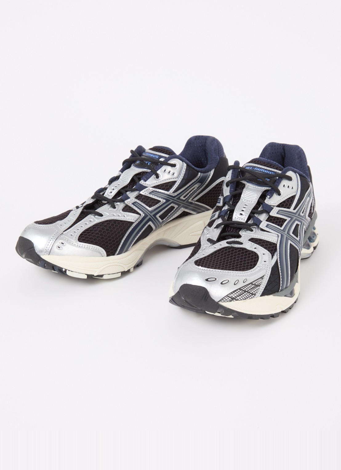 ASICS Gel-Nimbus 10.1 sneaker met mesh details - detail 6 donkerblauw
