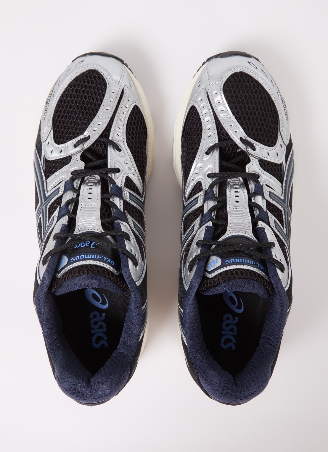 ASICS Gel-Nimbus 10.1 sneaker met mesh details - detail 7 donkerblauw