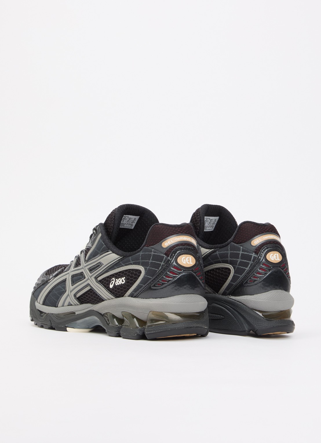 ASICS Gel-Nimbus 10.1 sneaker met mesh details - achterkant 2 zwart