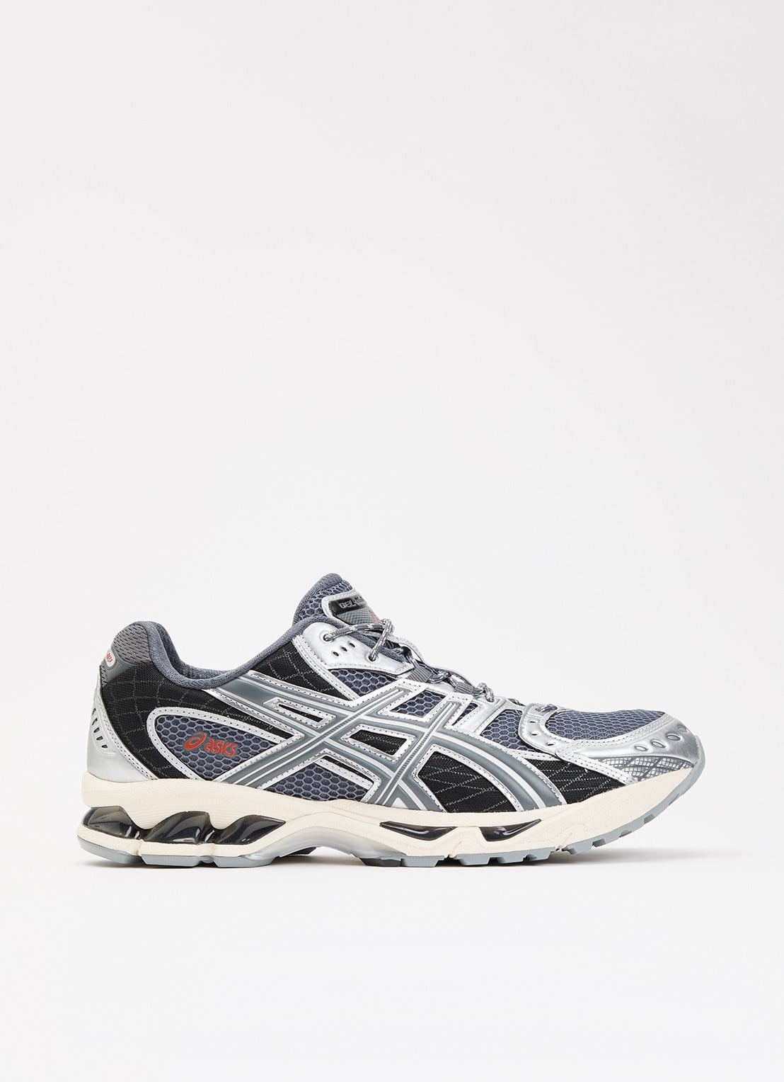 ASICS Gel-Nimbus 10.1 sneaker met mesh details - voorkant 4 donkergrijs
