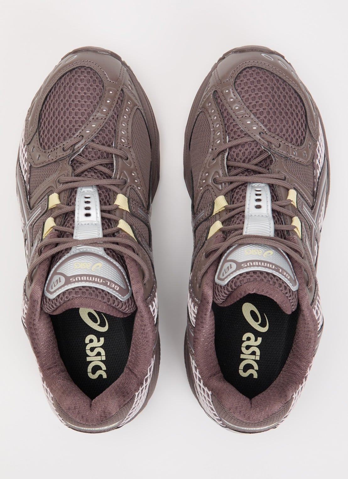 ASICS Gel-Nimbus 10.1 sneaker van mesh met metallic details - detail 2 bruin