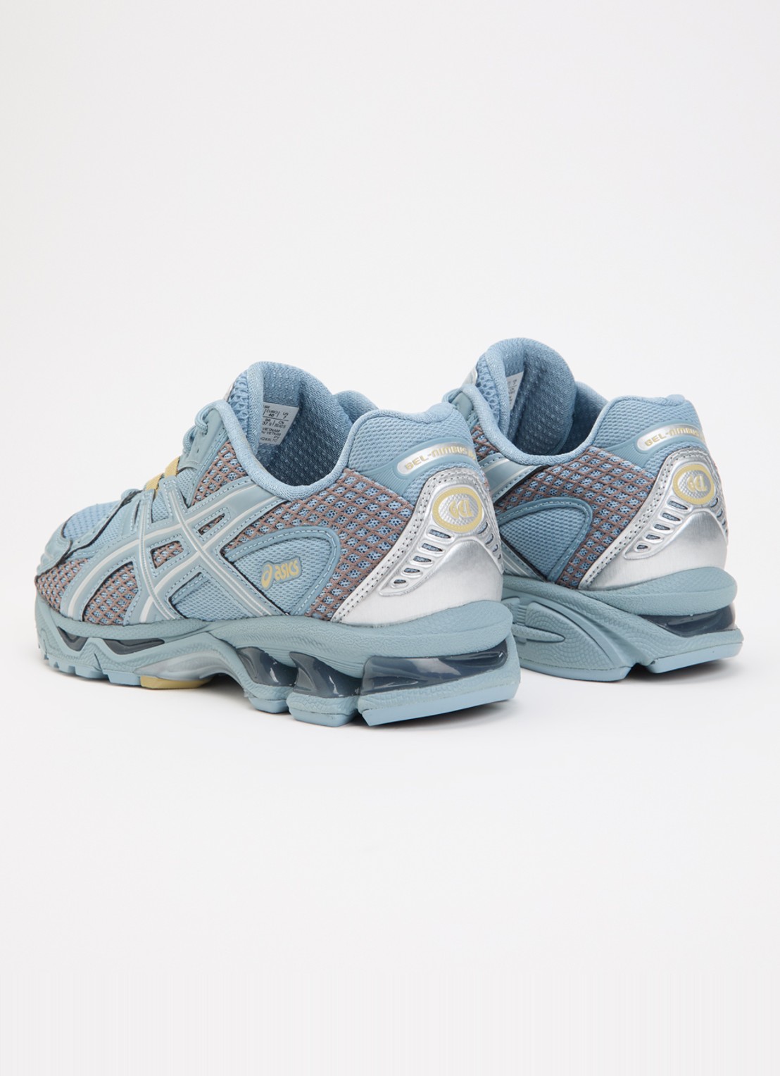 ASICS Gel-Nimbus 10.1 sneaker van mesh met metallic details - achterkant 5 blauw