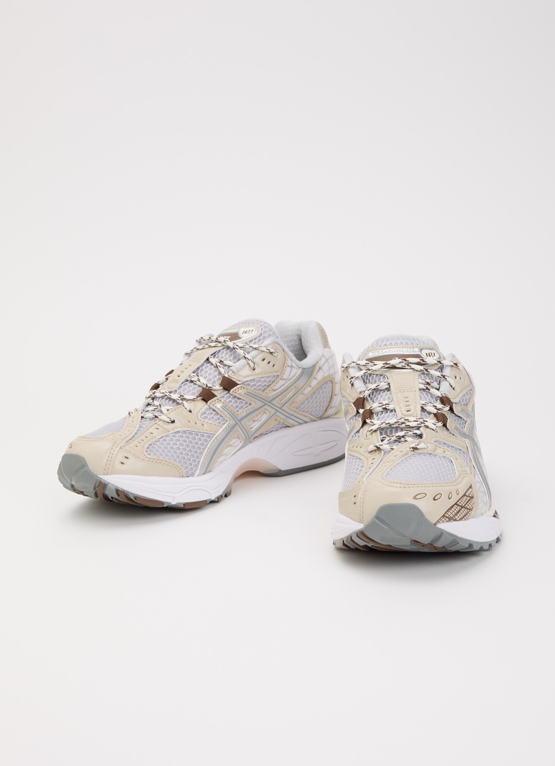ASICS Gel-Nimbus sneaker van mesh met logo - detail 3 beige