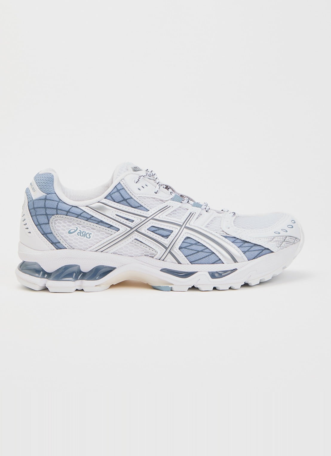 ASICS Gel-Nimbus sneaker van mesh met logo - voorkant wit