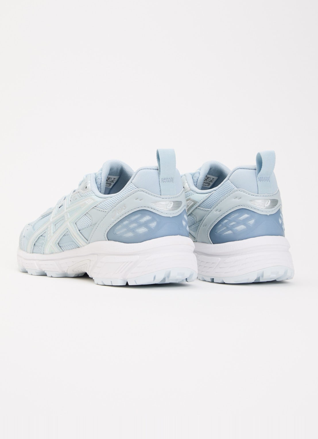 ASICS Gel-Nunobiki sneaker van mesh met metallic details - achterkant 2 lichtblauw