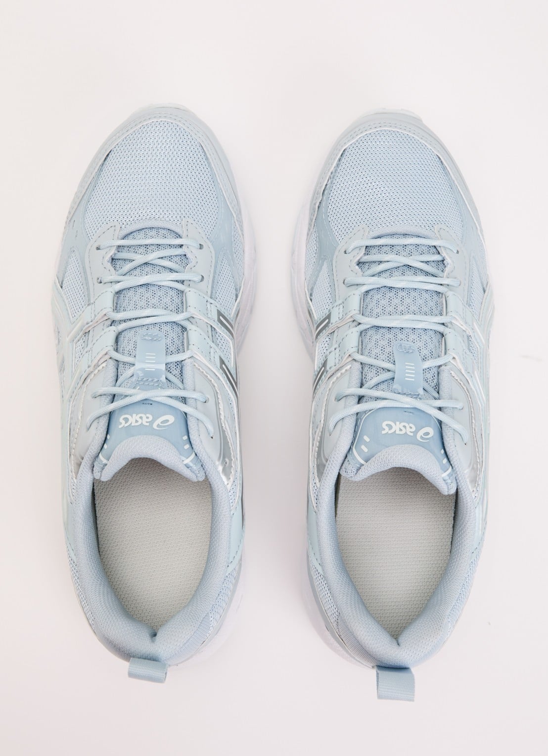 ASICS Gel-Nunobiki sneaker van mesh met metallic details - detail 4 lichtblauw