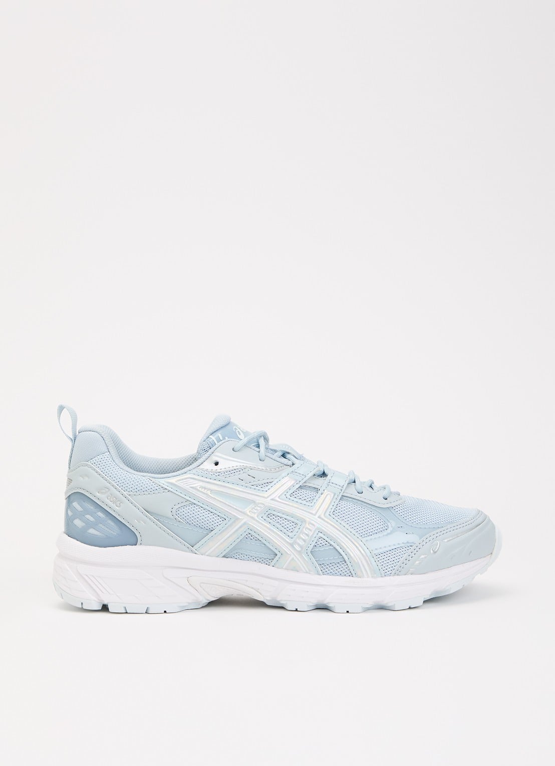 ASICS Gel-Nunobiki sneaker van mesh met metallic details - voorkant lichtblauw