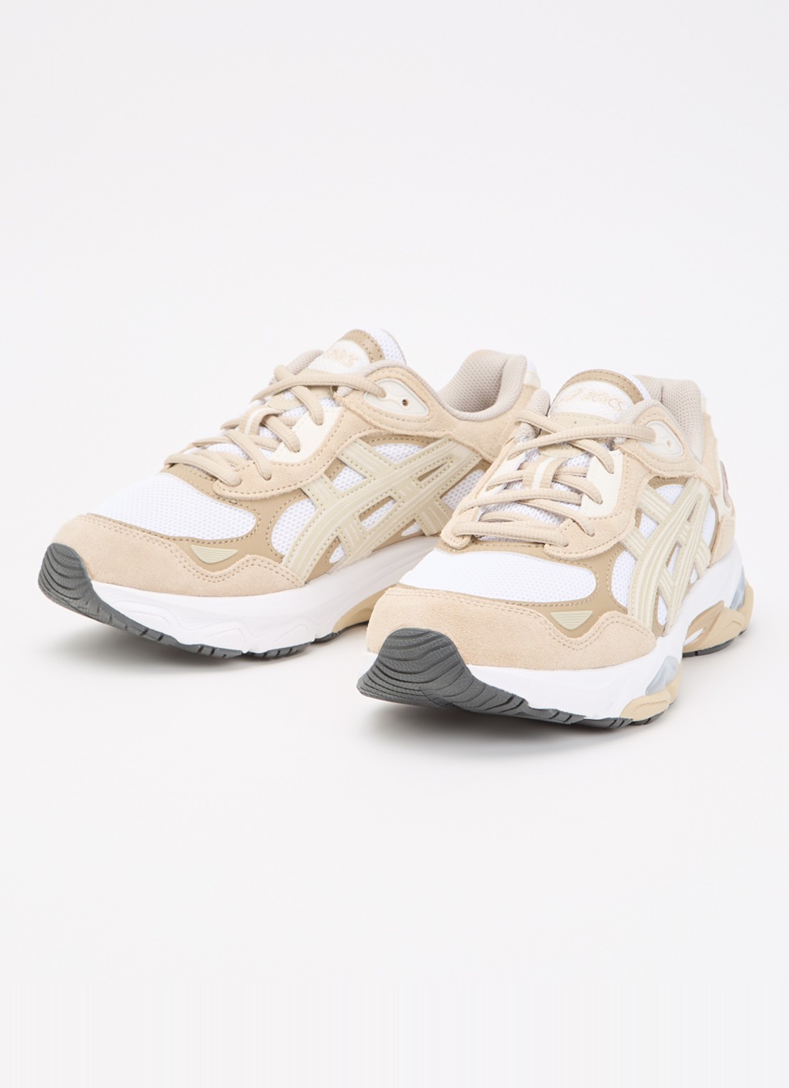 ASICS Gel-Nyc 2.0 sneaker met details van suède - detail 3 beige
