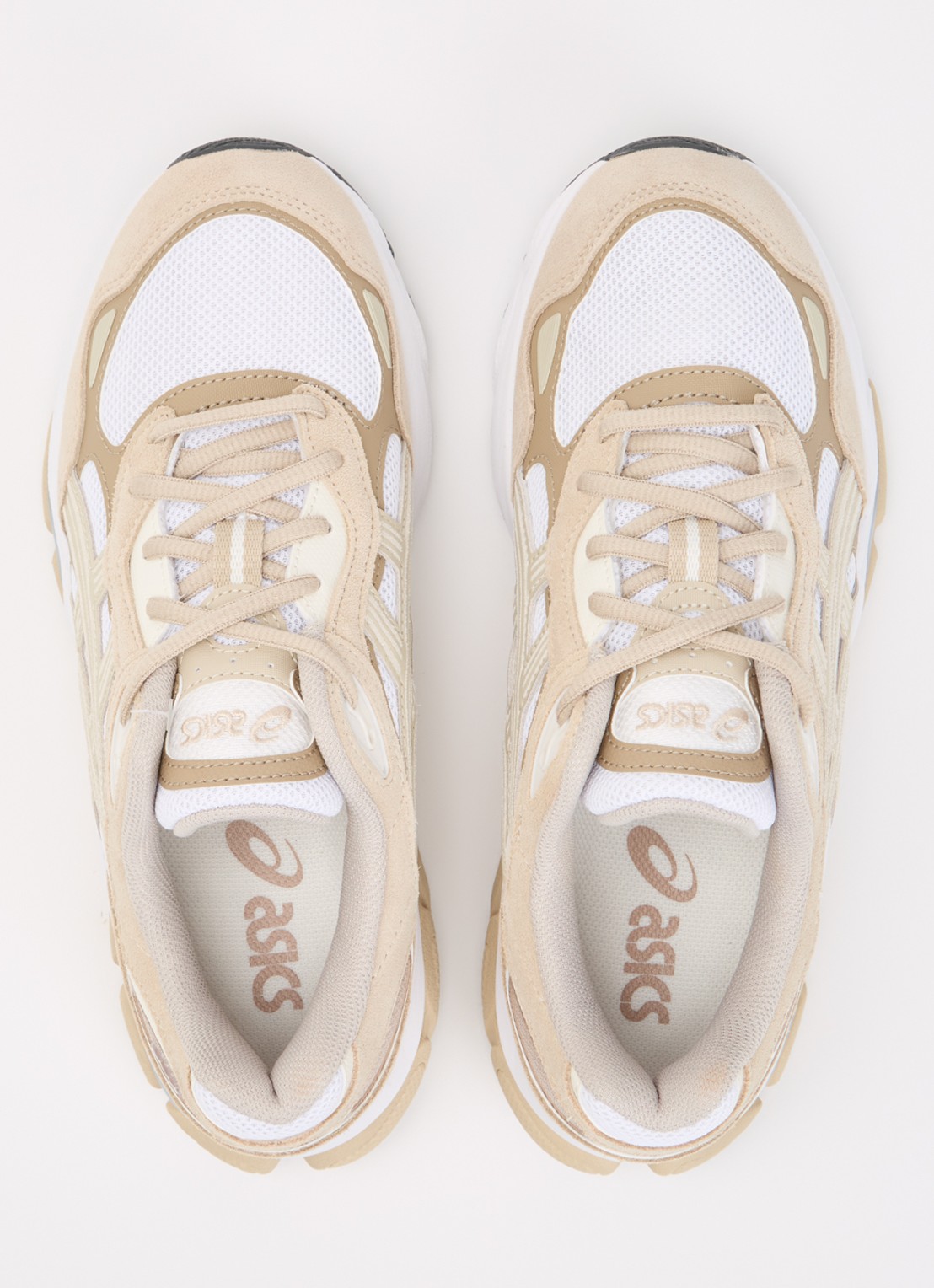 ASICS Gel-Nyc 2.0 sneaker met details van suède - detail 4 beige