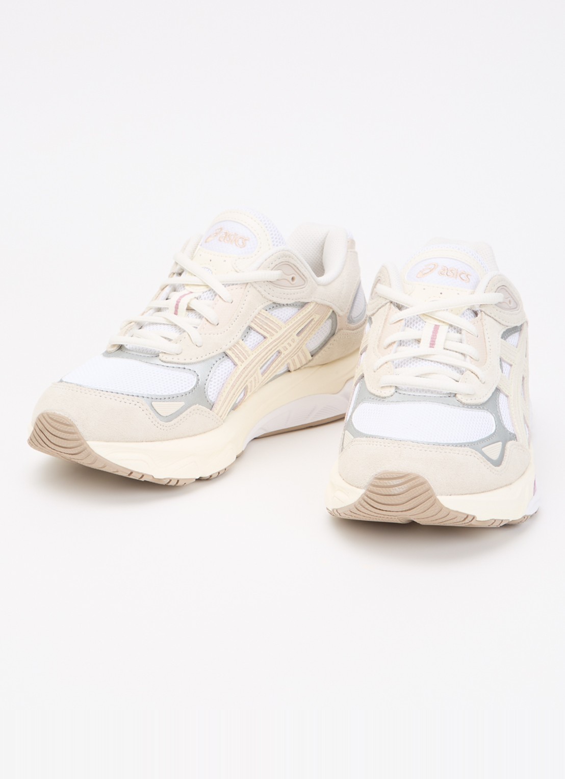 ASICS Gel-Nyc 2.0 sneaker met leren details - detail 3 creme