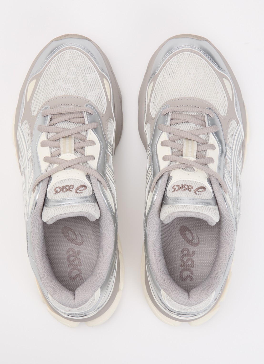 ASICS Gel-NYC 2.0 sneaker met metallic finish  - detail 3 taupe