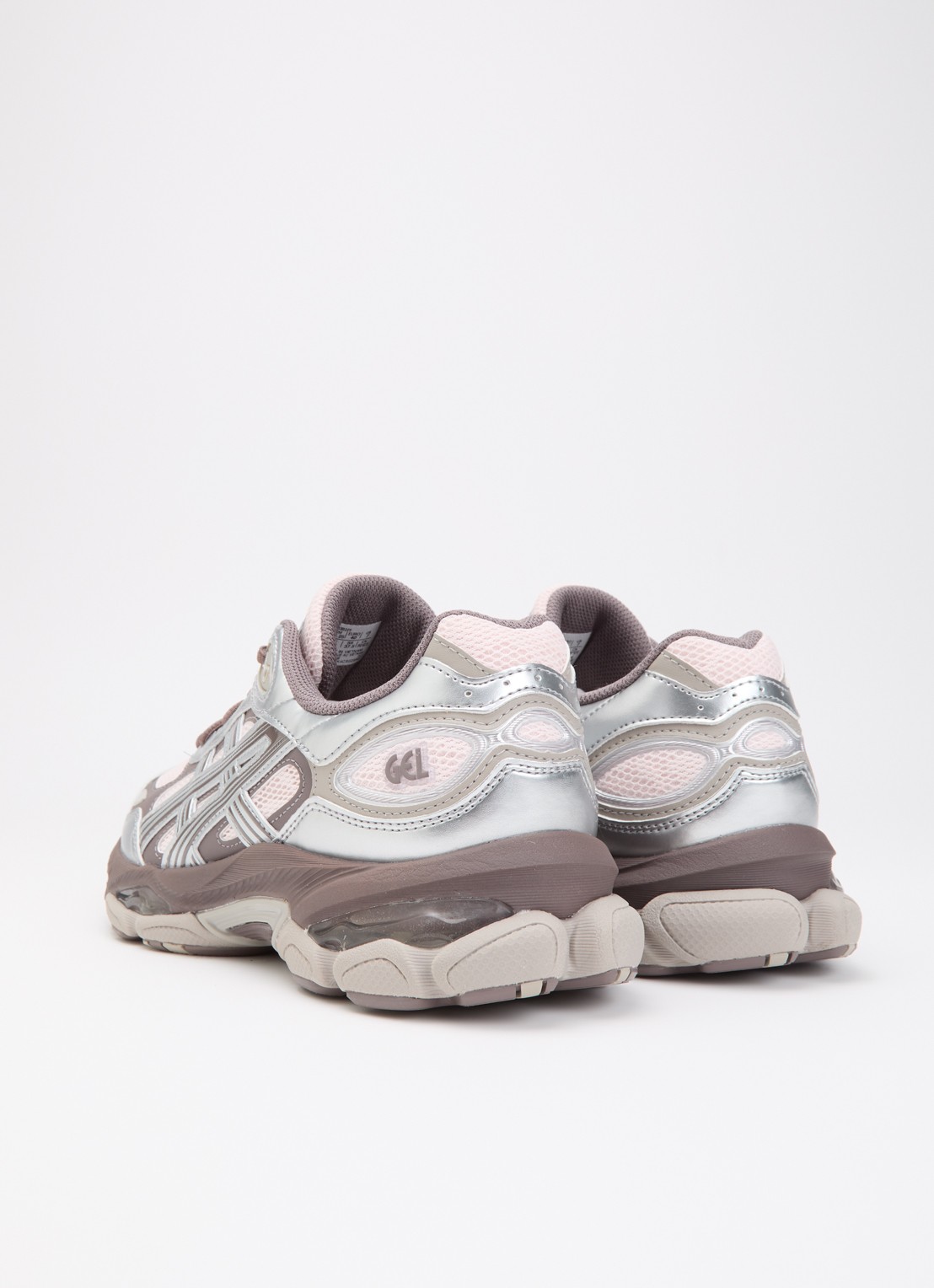 ASICS Gel-NYC 2.0 sneaker met metallic finish  - achterkant 4 lichtroze