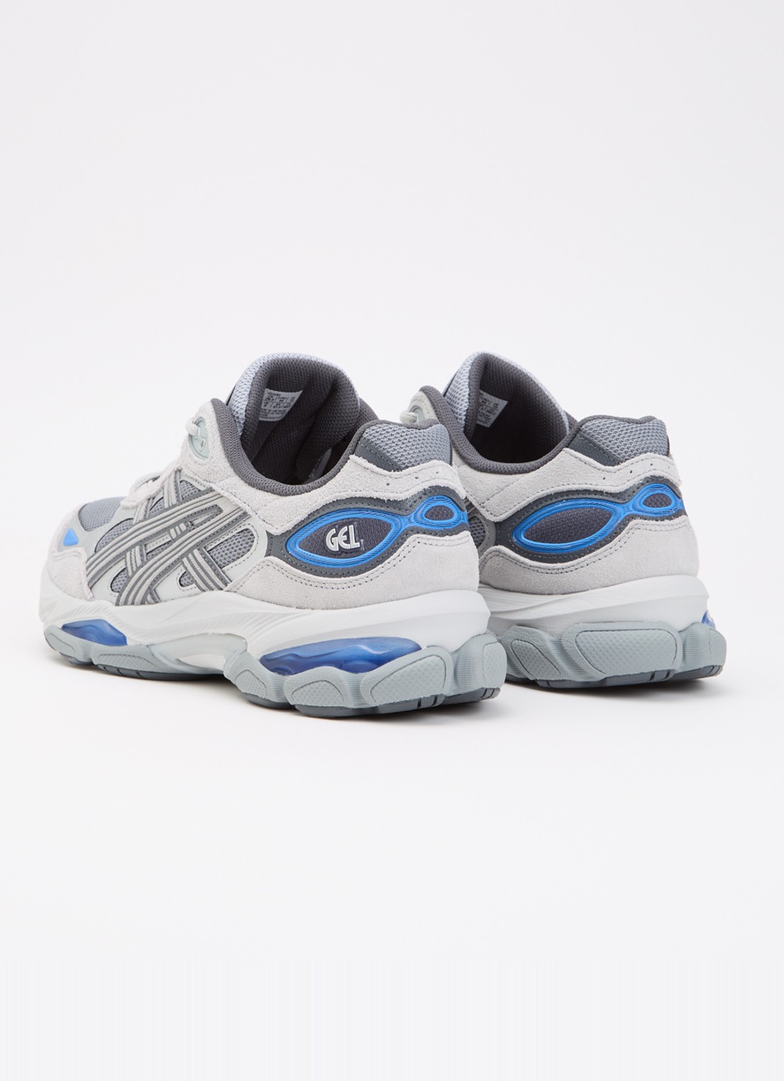ASICS Gel-Nyc 2.0 sneaker met suède details - achterkant 2 grijs