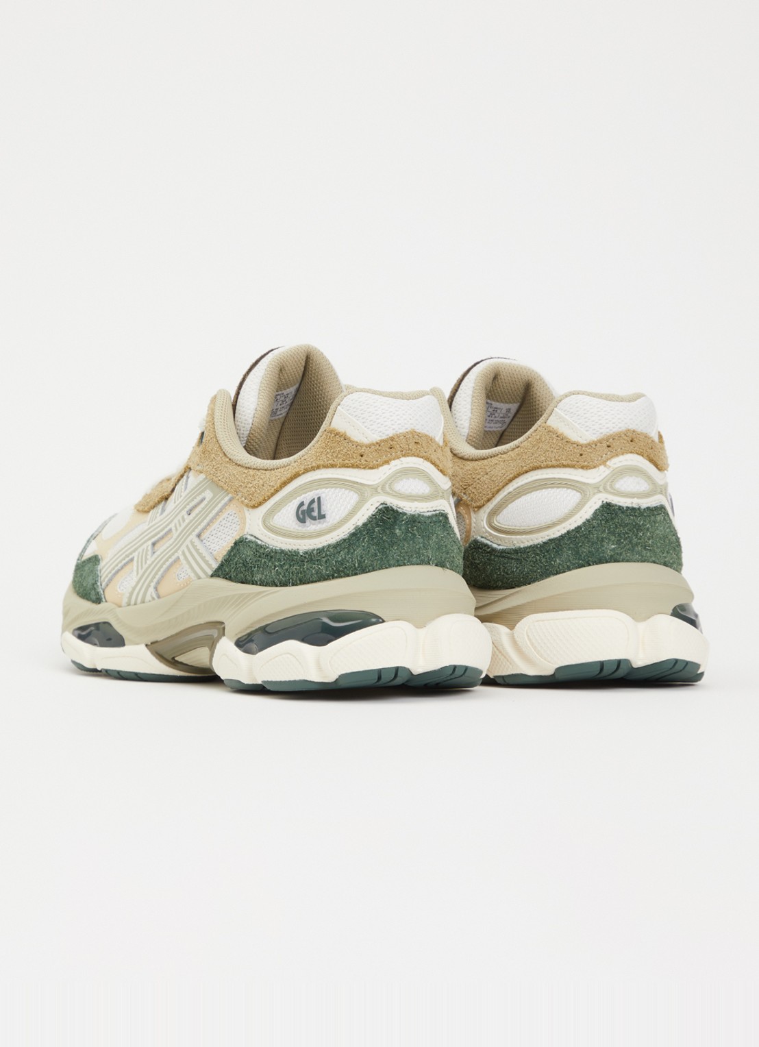 ASICS Gel-Nyc 2.0 sneaker met suède details - achterkant 5 gebroken wit