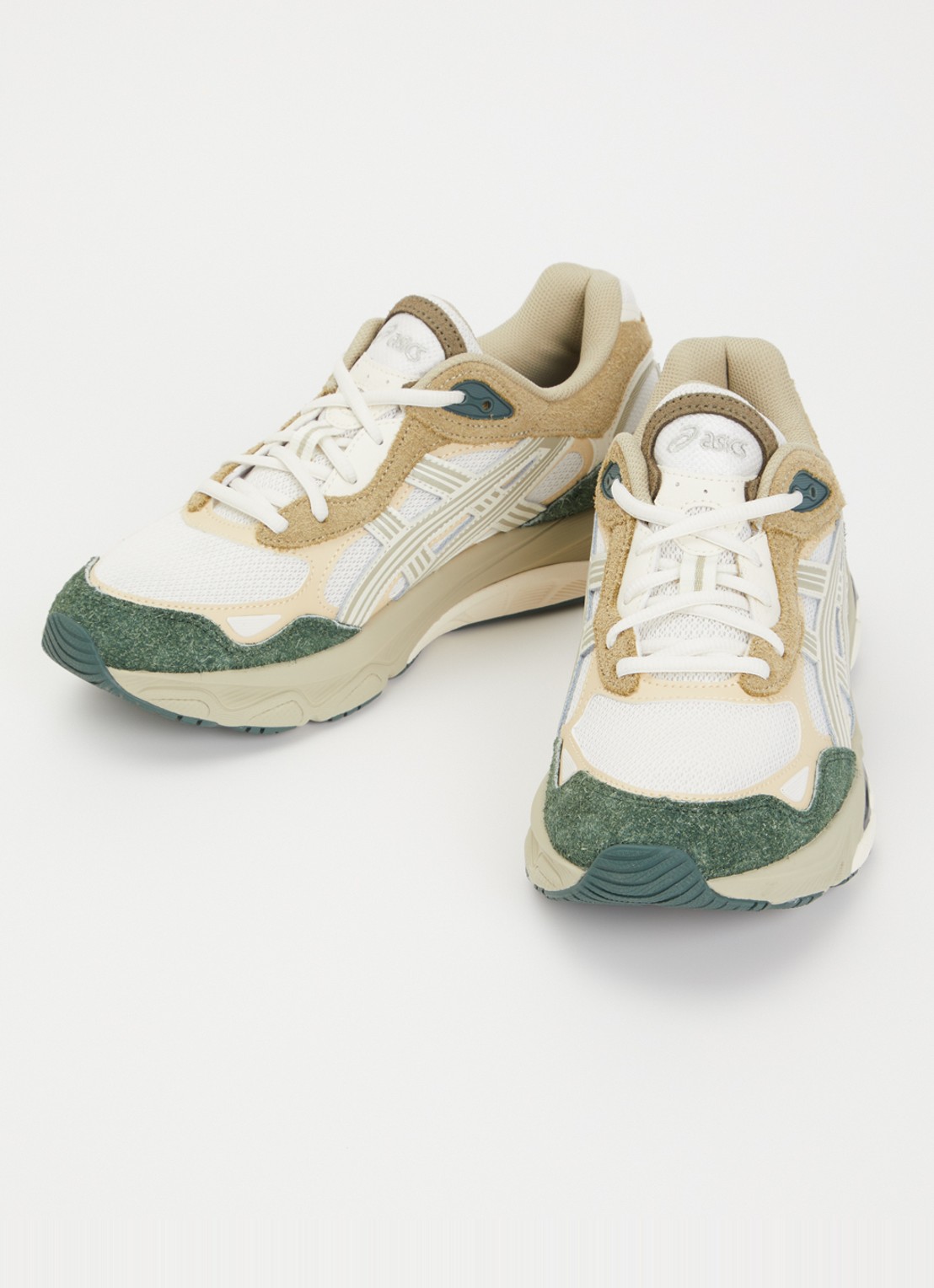 ASICS Gel-Nyc 2.0 sneaker met suède details - detail gebroken wit