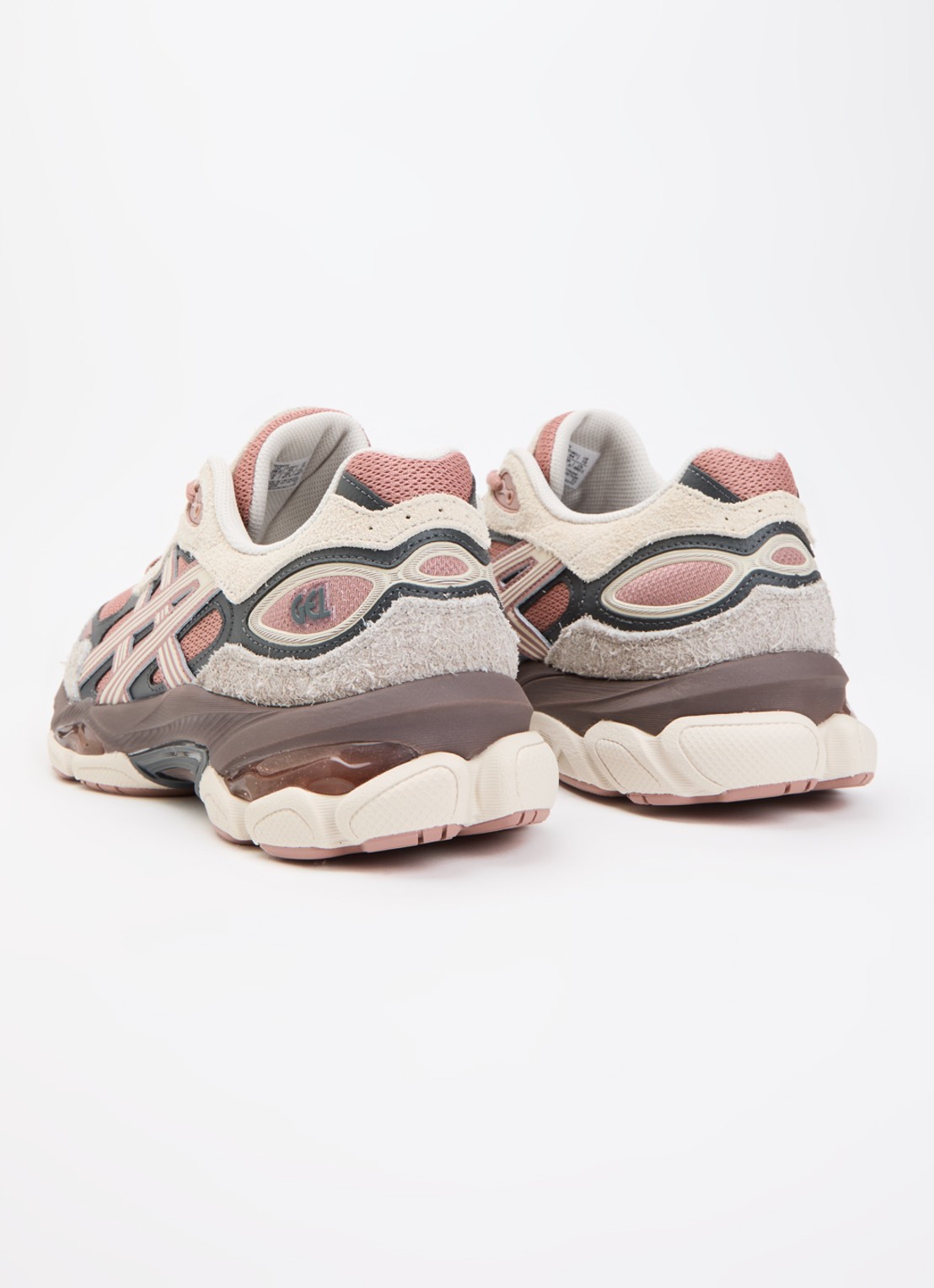 ASICS Gel-Nyc 2.0 sneaker met suède details - achterkant 5 beige