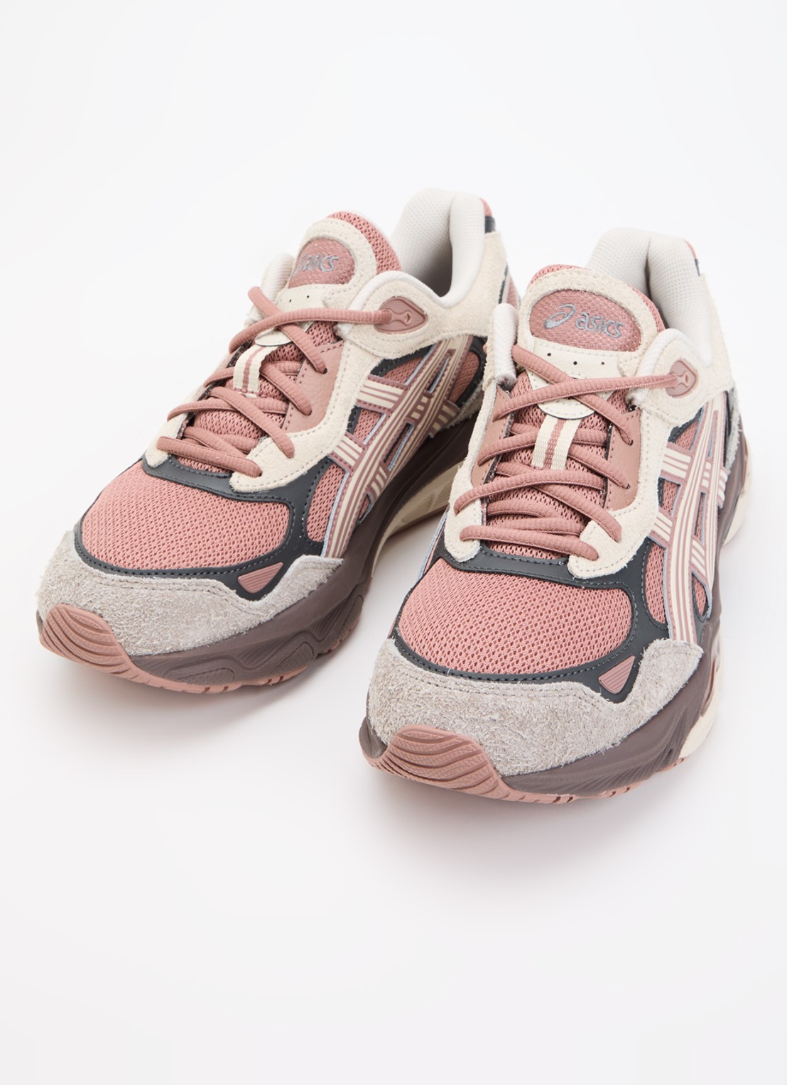 ASICS Gel-Nyc 2.0 sneaker met suède details - detail beige