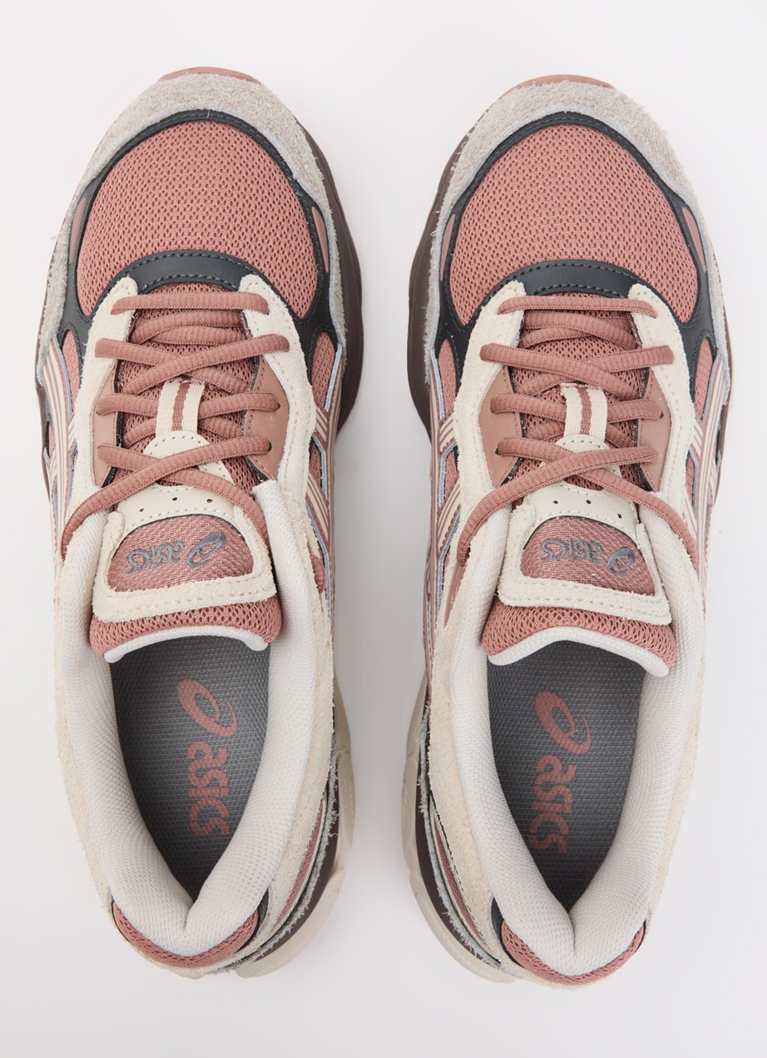 ASICS Gel-Nyc 2.0 sneaker met suède details - detail 2 beige