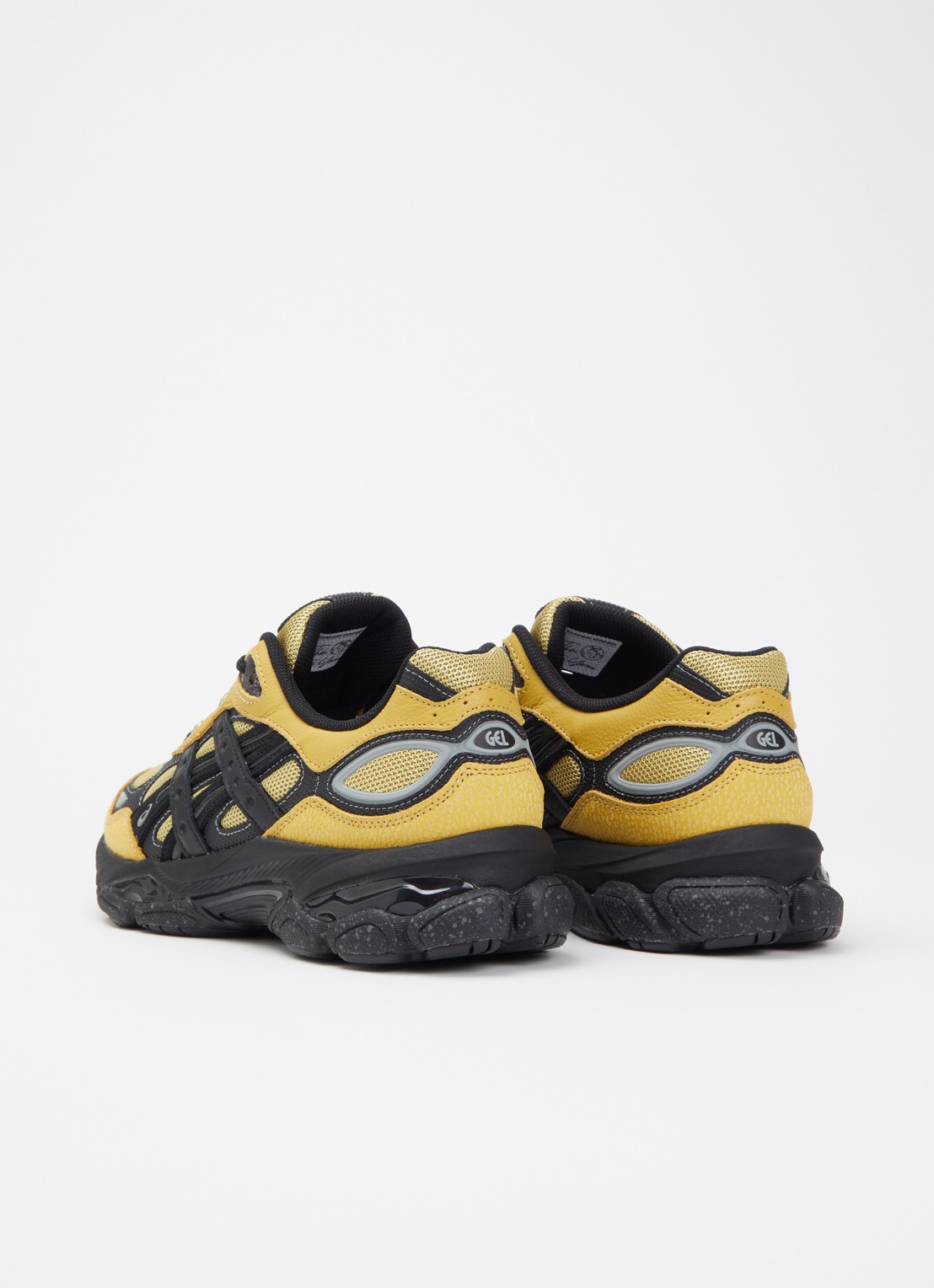 ASICS Gel-Nyc 2.0 SSHS sneaker met leren details - achterkant 2 okergeel