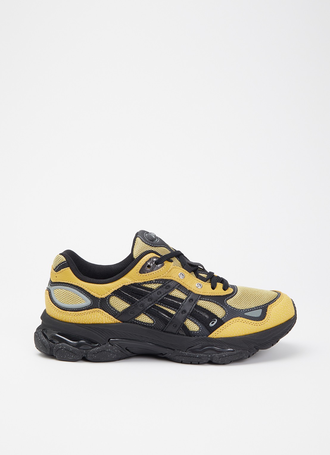 ASICS Gel-Nyc 2.0 SSHS sneaker met leren details - voorkant okergeel