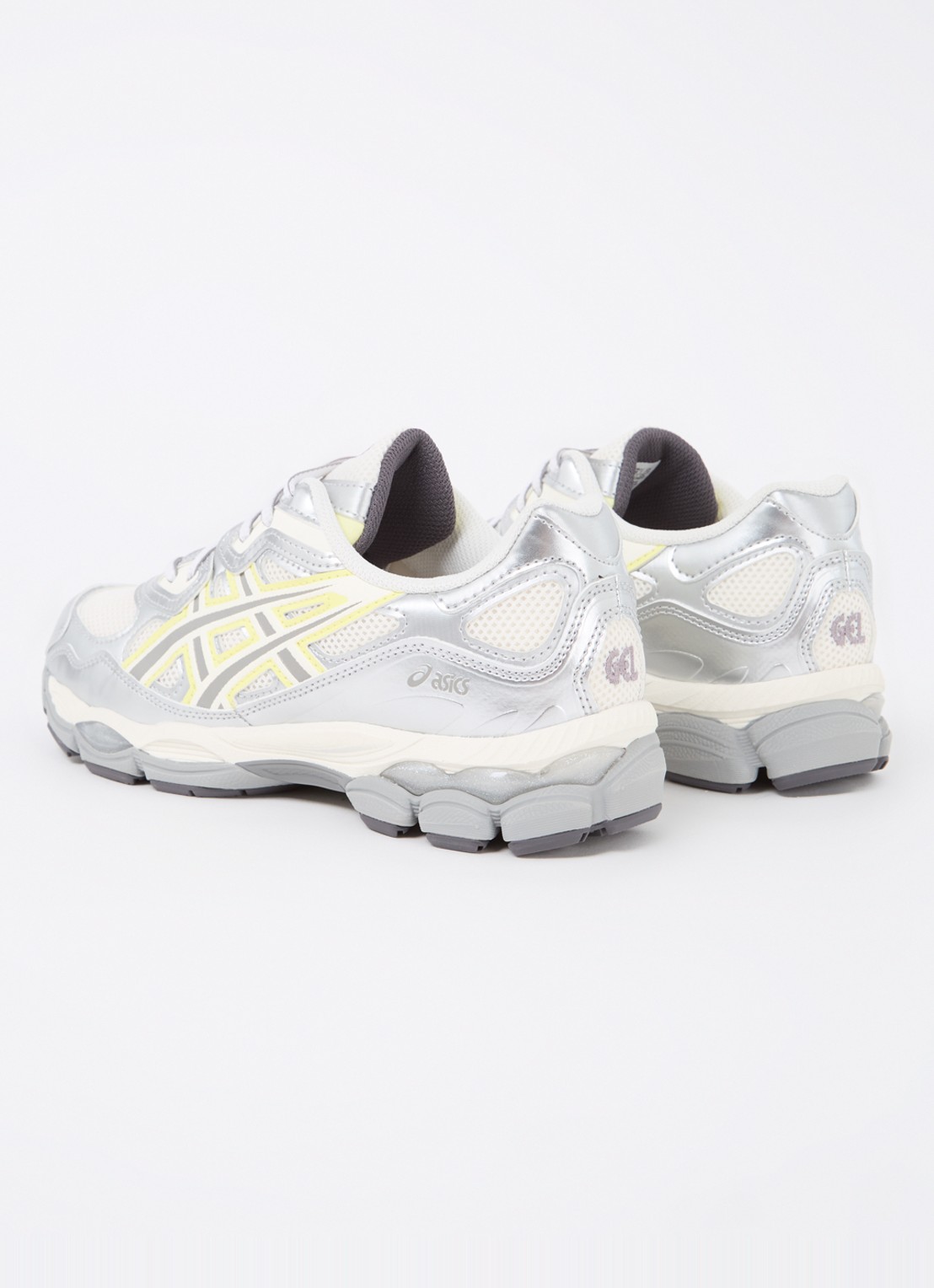 ASICS Gel-Nyc by Emmi sneaker met mesh details  - achterkant 2 geel