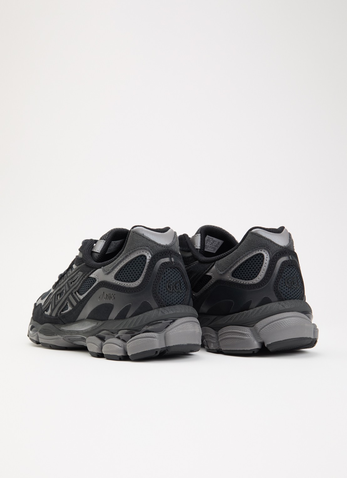 ASICS Gel-Nyc sneaker met details van suède - achterkant 2 antraciet
