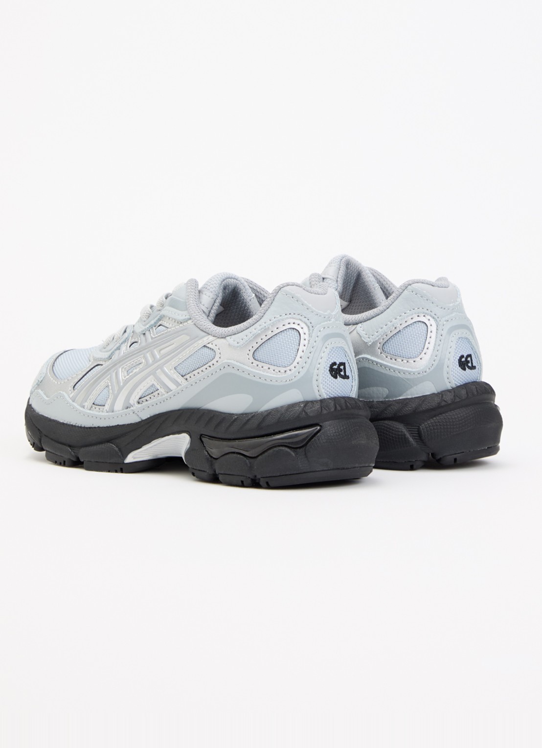 ASICS Gel-Nyc sneaker met mesh details - achterkant blauwgrijs