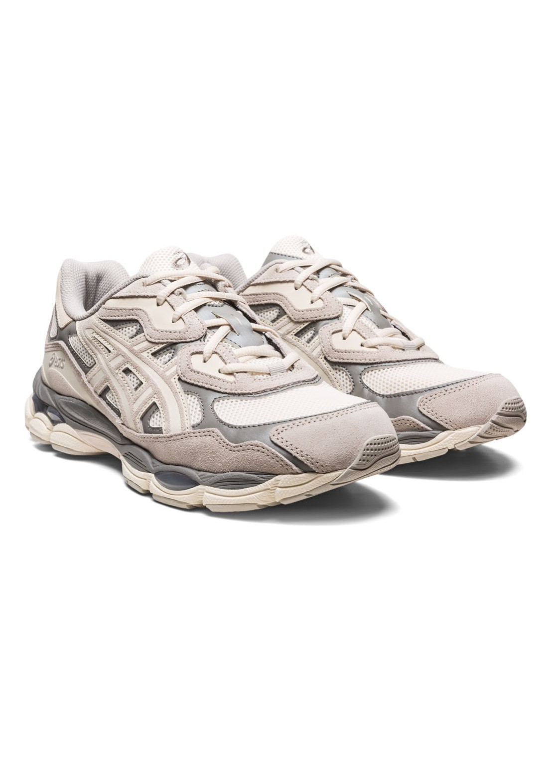 ASICS Gel-Nyc sneaker met suède details - detail 5 lichtgrijs